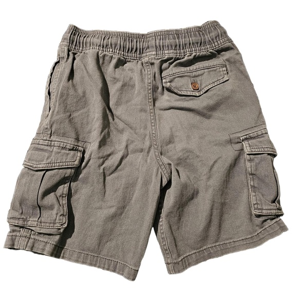 WONDER NATION Gray Mid‎ Thigh Cargo Pockets Drawstring Casual Boys Large - Picture 4 of 5